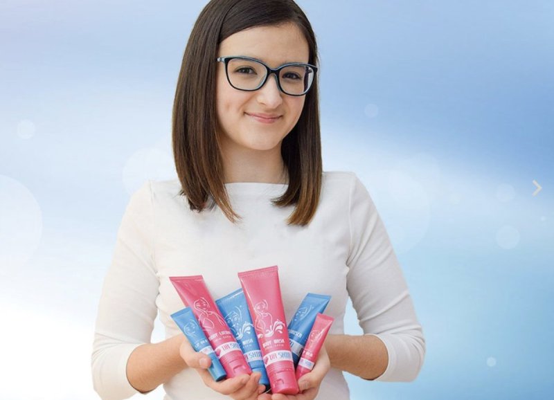 Isabella Dymalovski, a los 13 aos lanz su empresa de cosmtica natural