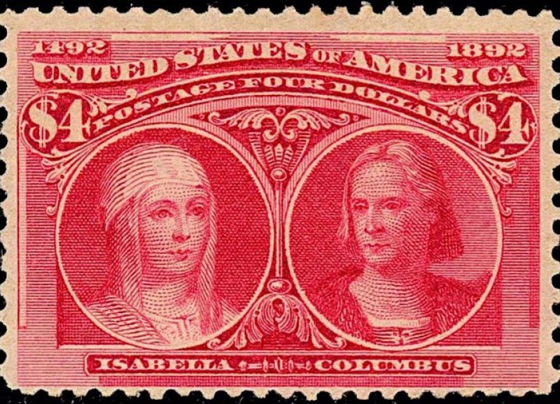 Sello de Isabel la Cat�lica y Col�n