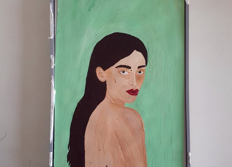 pintura mujer