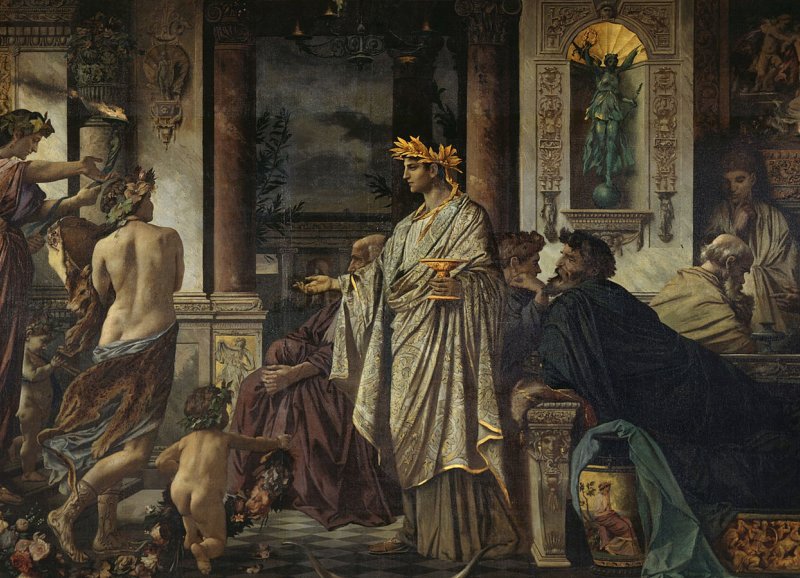 La llegada de Alcibades (1871?1874).